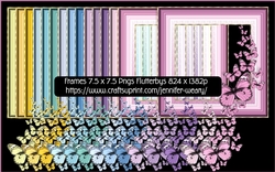 Flutterby Frame Set-Romantic