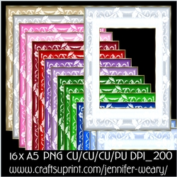 20 Christmas Time A5 Frames 2