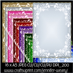 20 Christmas Time A5 Backgrounds