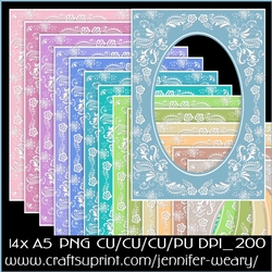 21 Cute A5 Frames