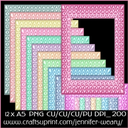 20 Dreamy A5 Frames