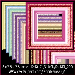 Moulded Gold Frames-Sweet