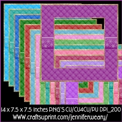 Padded Frames with Snowflakes-Christmas Wishes