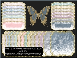 Snowy Mats n Tag Sets-Neutral