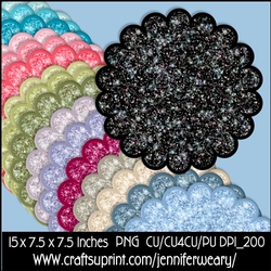20 Glittering Mats