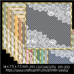 Dots n Lace Backgrounds-Cozy