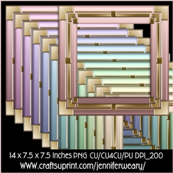 Golden Ombrae Frames 2 Candy Floss