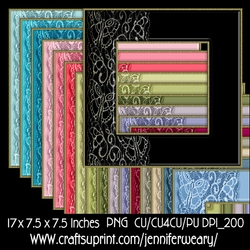 Butterfly Side Border Frames-Glittering