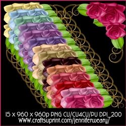 Lace Glass corners-Sweet