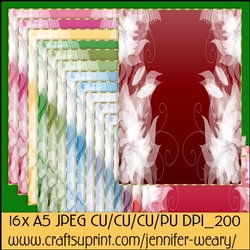 2Ombrae A5 Backgrounds-christmas Time 2
