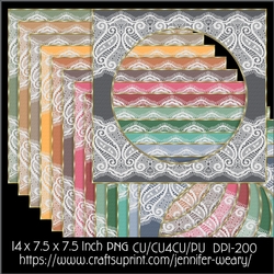 Lace Textured Frames-Cozy