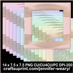 22 Candy Floss Frames