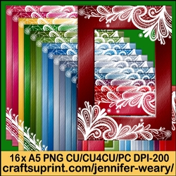 Christmas Time 2 A5 Frames 2