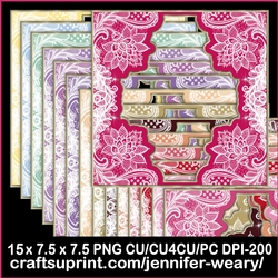 Lace Flower Frames-Sweet