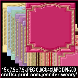Gold Inlay Backgrounds-Sweet