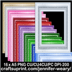 20 Christmas Time A5 Frames 5