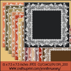 Butterfly Lace Backgrounds-Woodlands