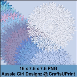 Elegance Doily Mats-Winter Wonderland