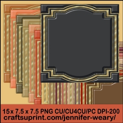 Gold Inlay Backgrounds-Woodlands