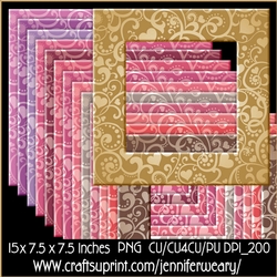 Hearts Swirl Frames-Bee mine