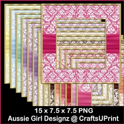 Ribbon Wrap Frames-Sweet