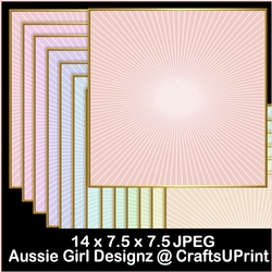 Glittery Stripe Backgrounds-Candy Floss