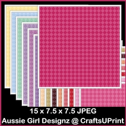 Diamond Backgrounds with White Borders-Sweet