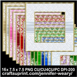 Ribbon Wrap Frames-Christmas Time