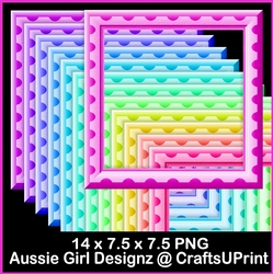 Neon Rainbow Frames 9