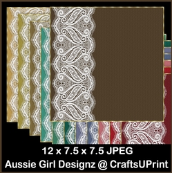 Lace Textured Backgrounds 2-Christmas Joy