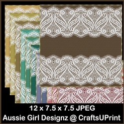 Lace Textured Backgrounds-Christmas Joy