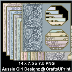 Butterfly Octagon S Border Neutral