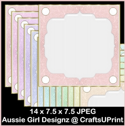 Raised Up Glassy Mat Backgrounds-Candy Floss