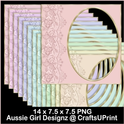 Side Border Frames-Candy Floss