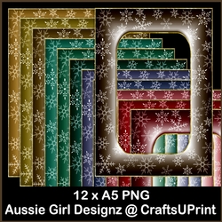 20 Christmas Joy A5 Frames