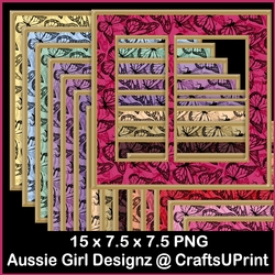 Butterflies Window Frames-Sweet