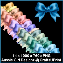 23 Tranquil Day bows