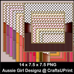 Dots Stripes Frames-cherry Blossom