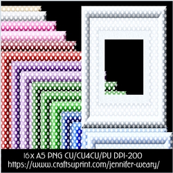 20 Christmas Time A5 Frames 3