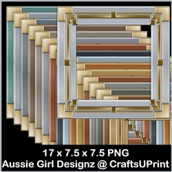 Golden Plain Frames-Metal