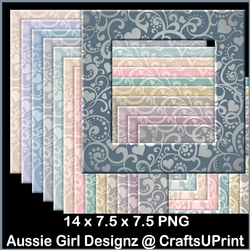Heart Swirl Frames-Neutral