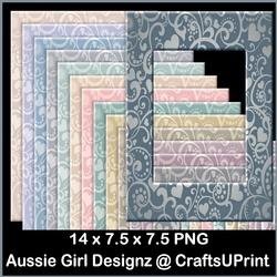 Heart Swirl A5 Frames-neutral