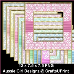 Ribbon Wrap Frames-Dreamy