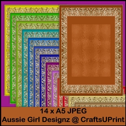 20 Charmingb A5 Backgrounds-Spring