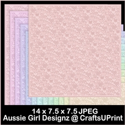 Many Hearts Backgrounds-Candy Floss