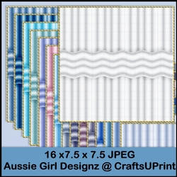 Wave n Stripe Backgrounds-Winter Wonderland 
