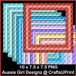 Padded Frames-Jolly Christmas