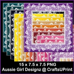 Butterfly Lace Frames-Exotic