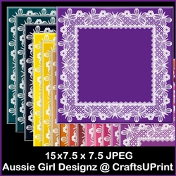 Butterfly Lace Backgrounds-Exotic