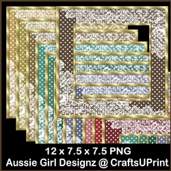 Dots n Lace Frames-Christmas Joy
